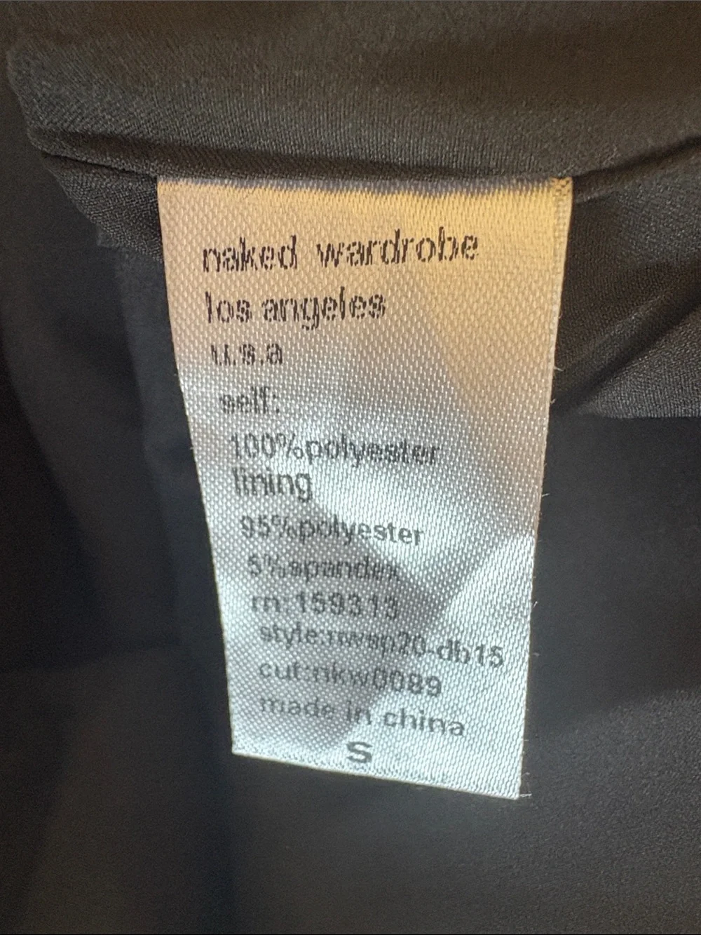 naked wardrobe Black Strapless Ruched Bust Mini Dress - Picture 7 of 7